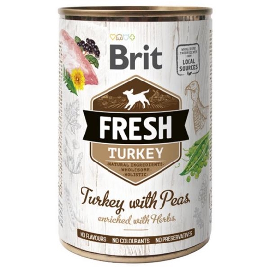 Picture of Brit Fresh Turkey with Peas 400g | Complete Dog Food